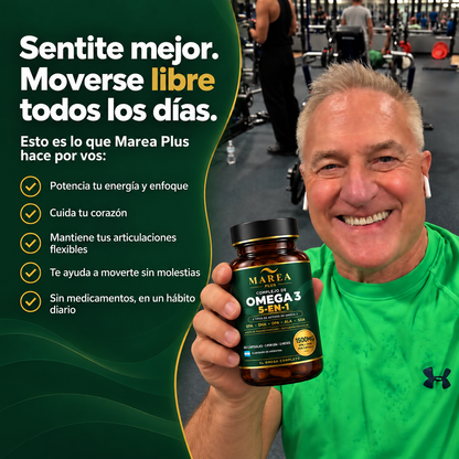 MAREA PLUS® Alivia de forma natural la inflamación de articulaciones para recuperar movimiento cómodo y sin dolor